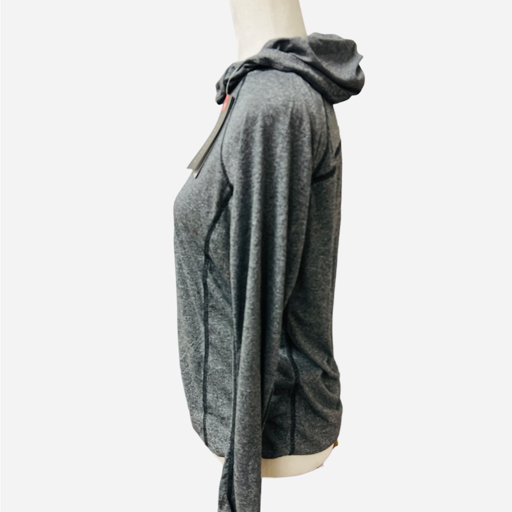 Under Armour Threadborne Train Twist Hoodie HeatGear Running Shirt Womens Sz S - Picture 6 of 8